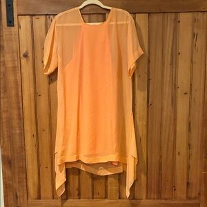 BCBGMaxAzria Vibrant Orange Top